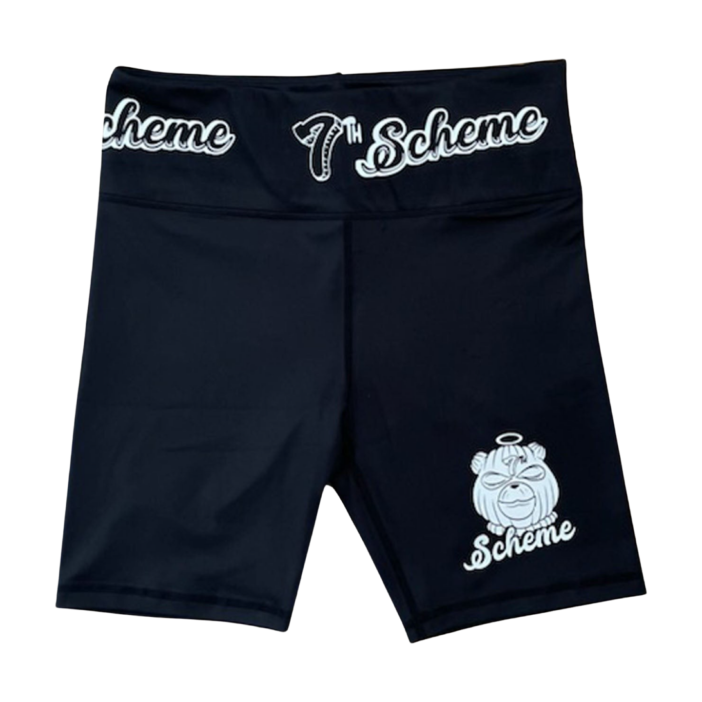 7th Scheme Biker Shorts (Black)